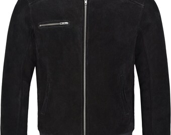 ジャケット・アウター 90s Black Suede Leather Jacket Vintage Vintage 90s Leather Fringe Jacket Black Floral Purple Suede