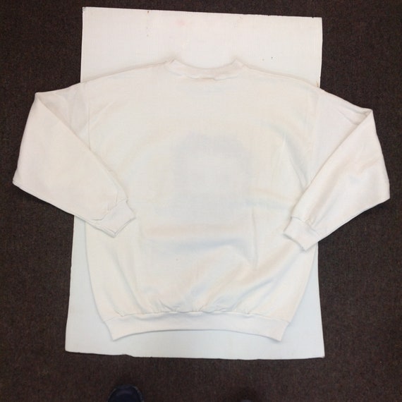 Vintage 1990's FREEZE XL White Long Sleeve Sweats… - image 10