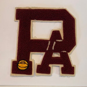 Vintage PA Sports Small Letterman Patch Reddish Basketball