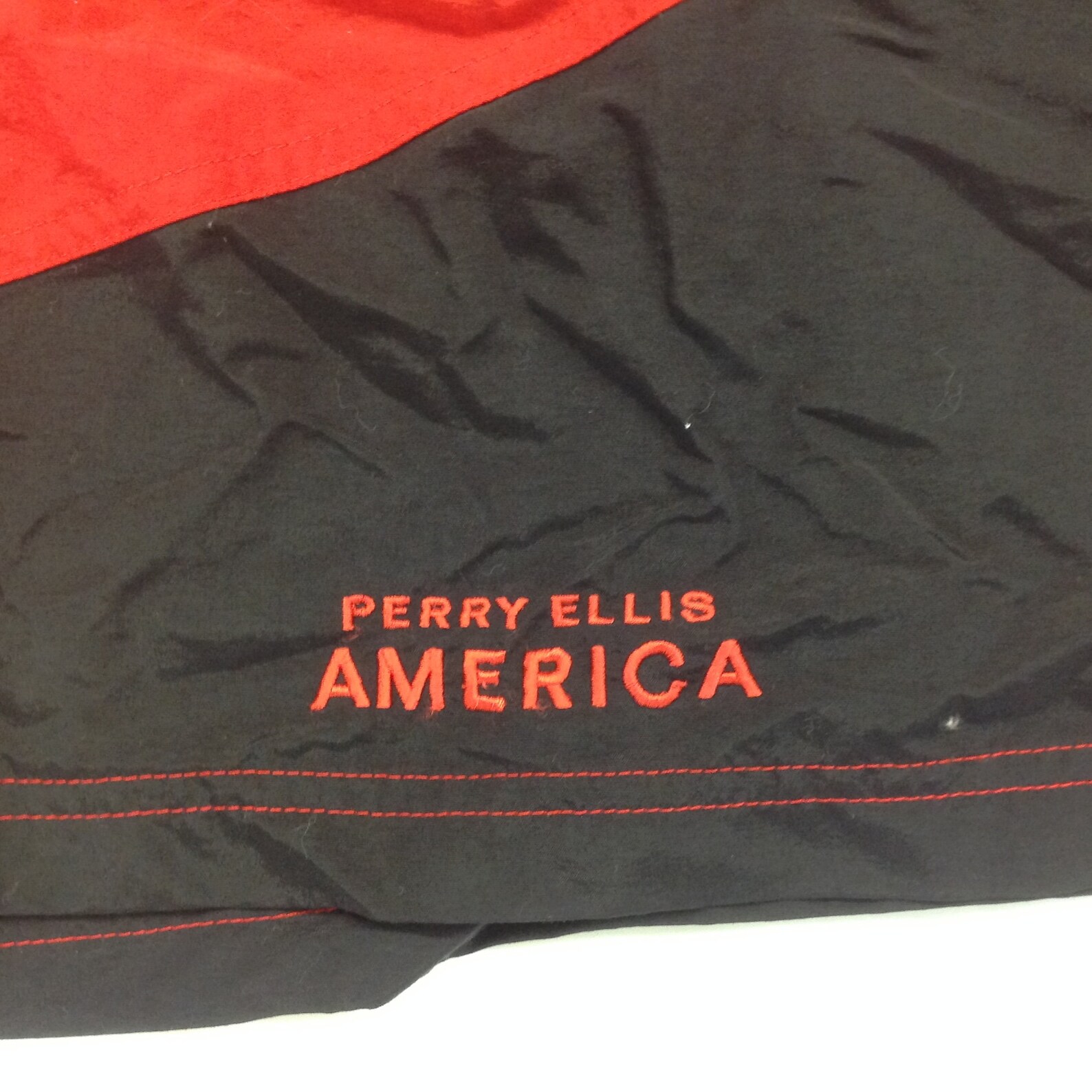 Perry Active Vintage 2000's Perry Ellis America Active Men's 2X Swim Trunks Red ...