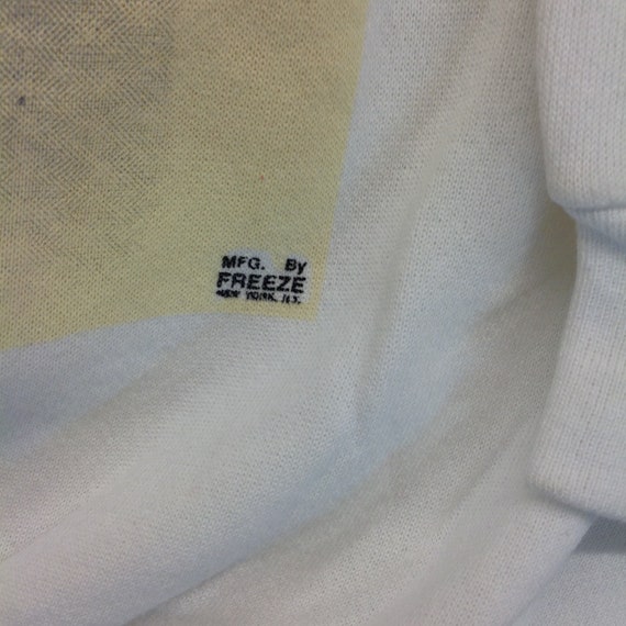 Vintage 1990's FREEZE XL White Long Sleeve Sweats… - image 4