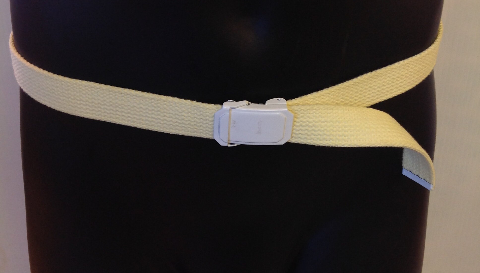 Vintage LEVI'S Pastel Yellow Cloth Stretch Belt With White - Etsy Hong Kong