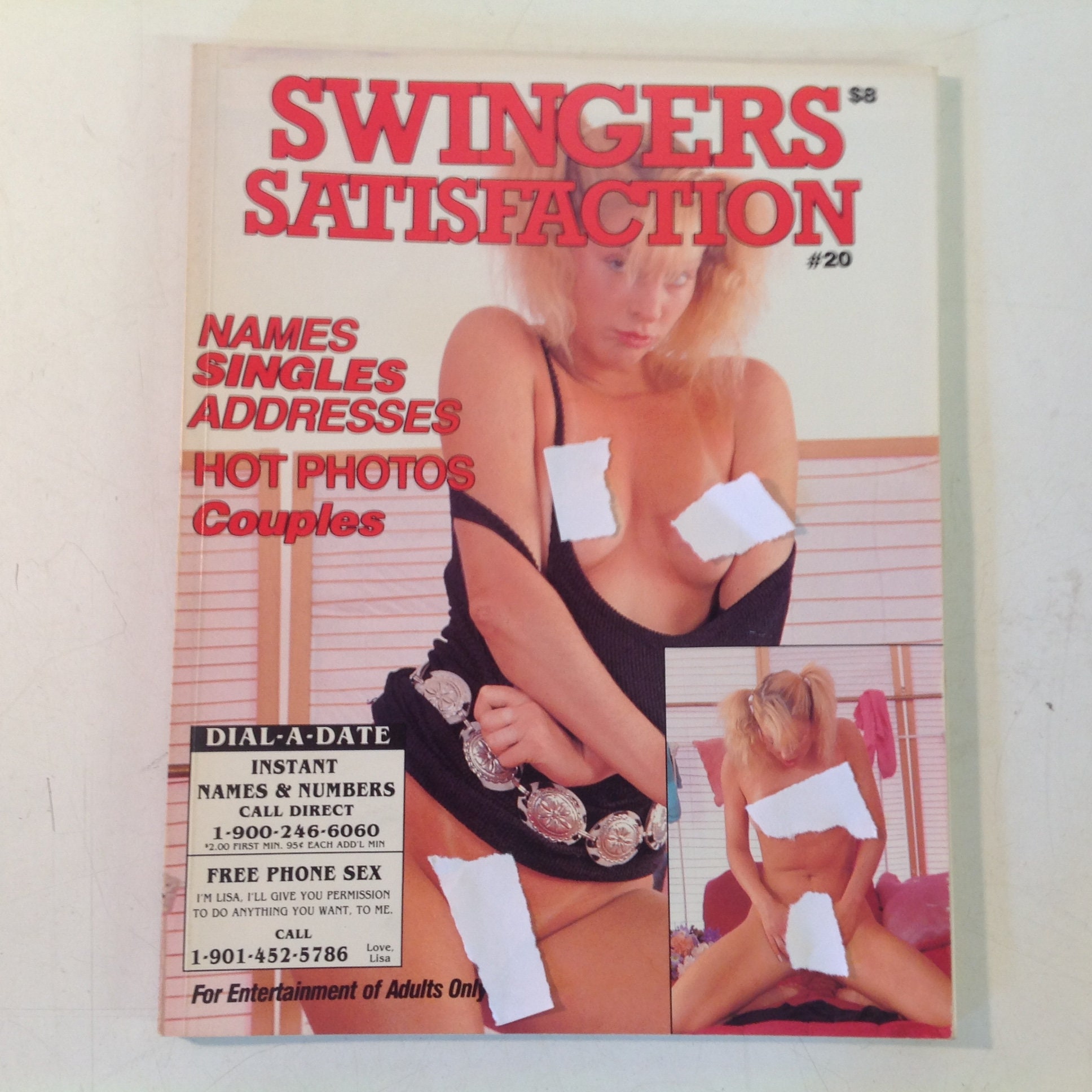 Vintage 1990s SWINGERS SATISFACTION Adult Entertainment photo