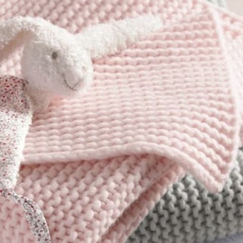 Baby Blanket ENGLISH Knitting Pattern for Beginners Easy Baby Etsy