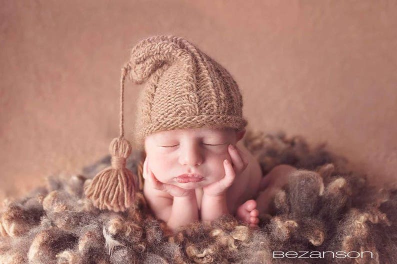 Newborn Hat KNITTING PATTERN The Kelley Slouch Hat Pattern image 6