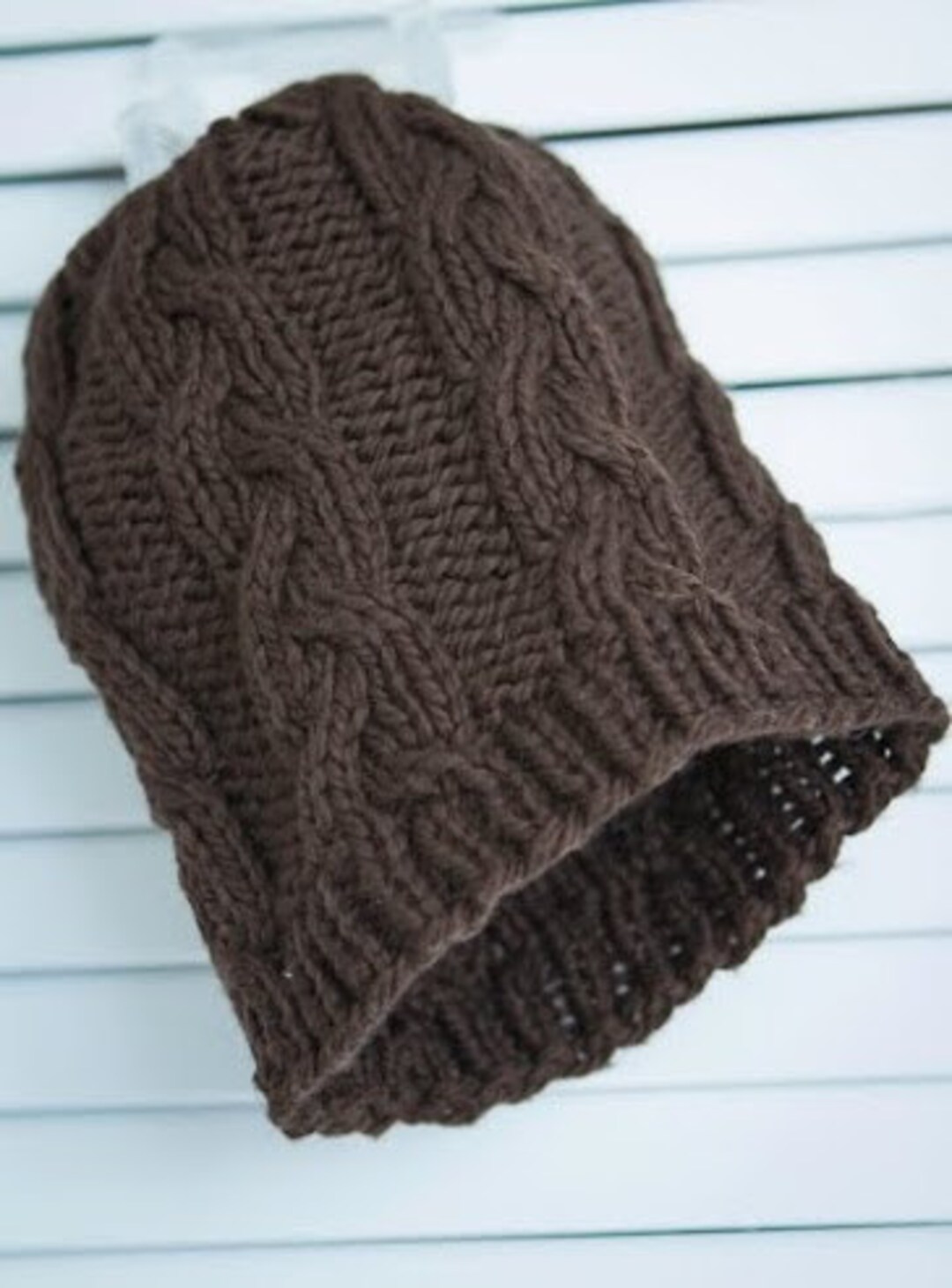 Polina Cabled Hat Knitting Pattern: Infant to Adult Sizes (PDF Pattern ...
