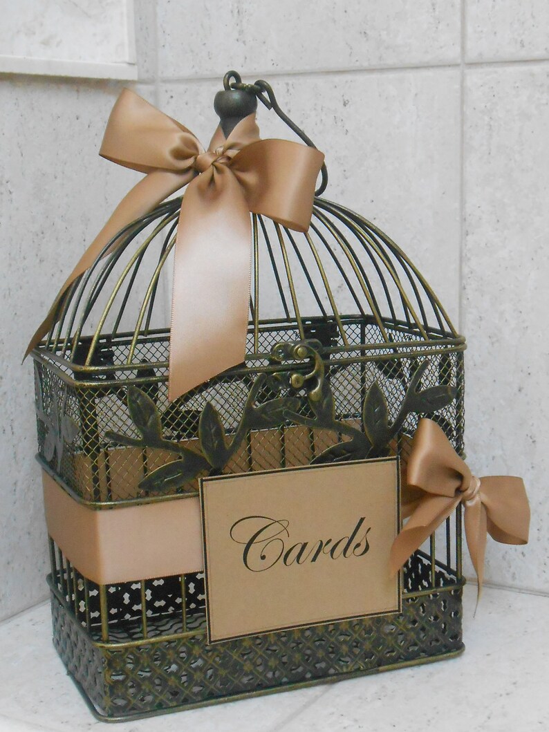 Diy Birdcage Decoration Birdcage Wedding Card Holder Etsy