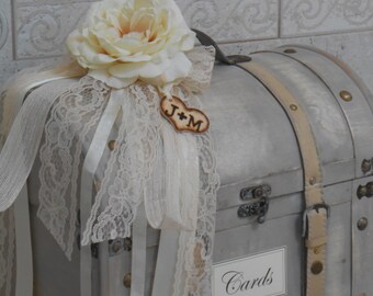 Wedding Card Box / Wedding Trunk Card Holder / Wedding Card Holder / Large Wedding Trunk / Wedding Decorations / Card Holder
