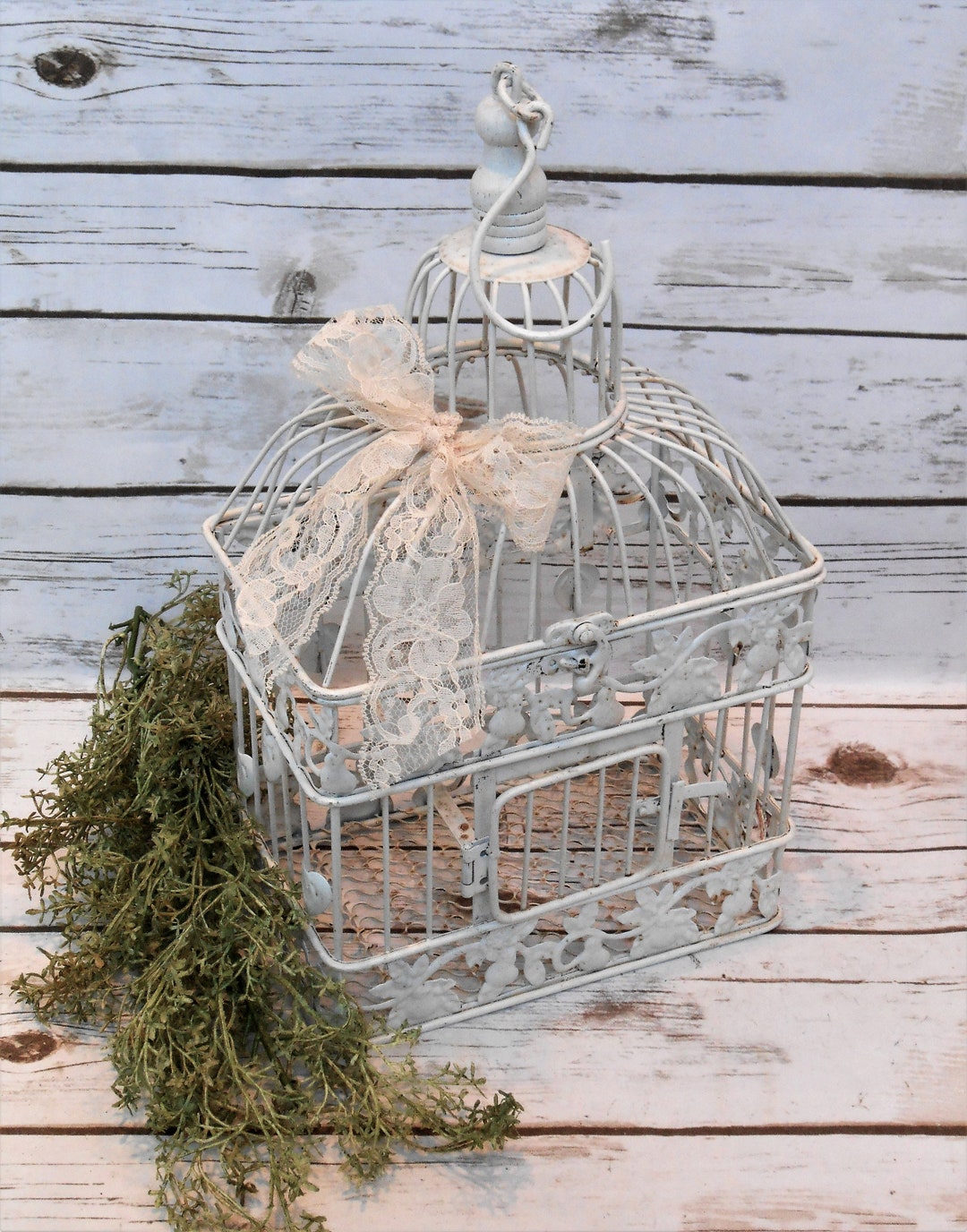 Decorative Birdcage / Shabby Distressed Vintage Inspired Birdcage