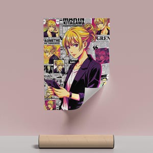 Marin Kitagawa Pop Art Poster – My Dress-Up Darling Manga Collage Wall Art