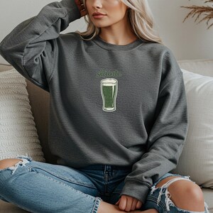Slainte Irish Shirt, Guinness Stout Tee, Minimalist Beer Top, Cheers Ireland Tshirt image 2