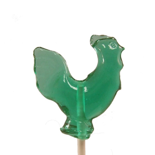 Lucky Rooster's Lollipop Rooster Brand