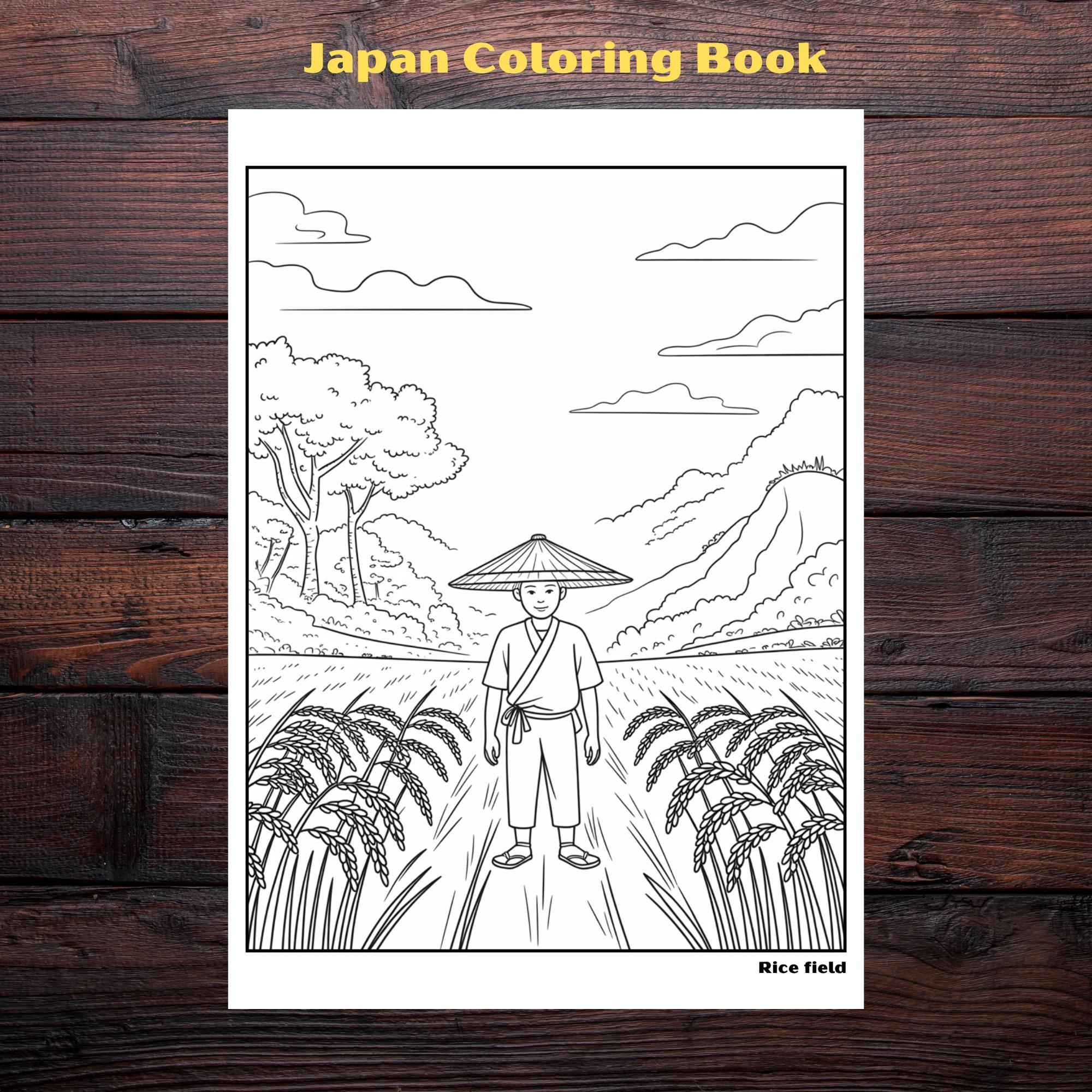 Printable Japan Coloring Book for Kids & Adults 30 Pages + 3 Cover ...
