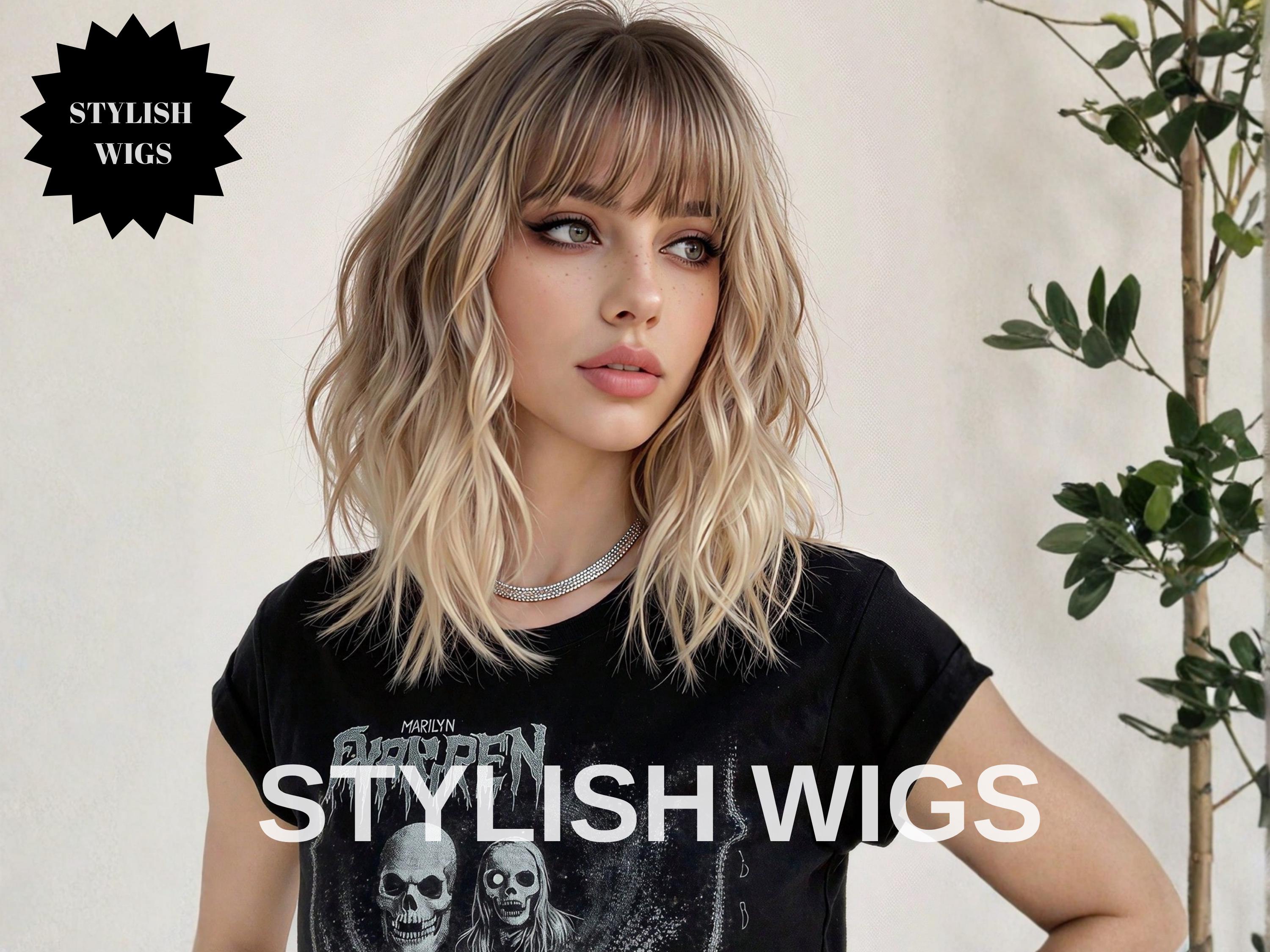 Medium Blonde Wig - Etsy