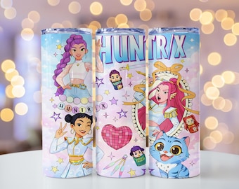 Anime K-Pop Demon Hunters Tumbler 20oz | Kpop Inspired Cup Wrap | Sublimation File | Instant Download