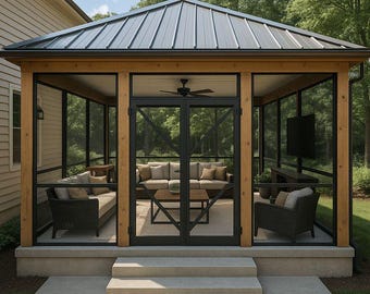 Custom 3D Exterior Visualization for Pergola, Gazebo & Outdoor Living Spaces