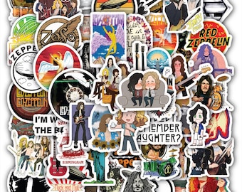 ZOSO CHROME 2.5 Inch Tall Led Zeppelin Rock & Roll Decal Sticker - Foto 6