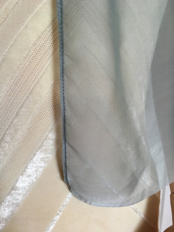 Grey Chiffon Stole/scarf/wrap Cover-up 