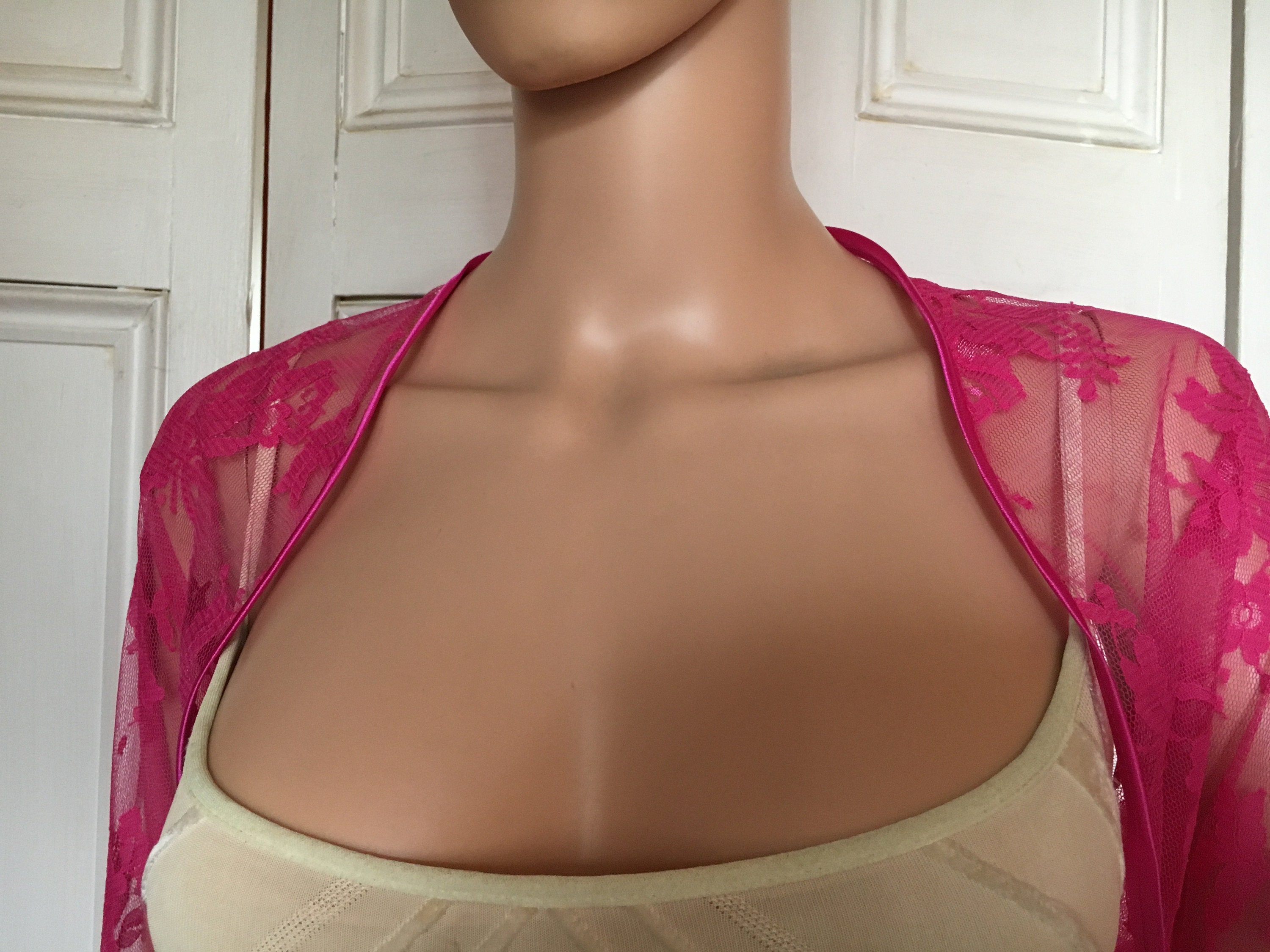 Cerise pink bolero deals
