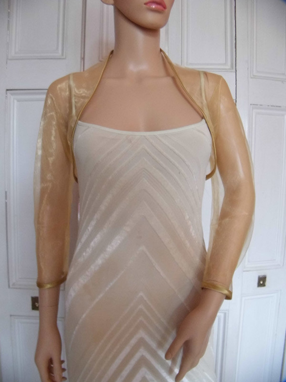 Organza shrug set