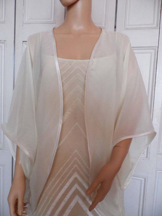 long chiffon kimono jacket