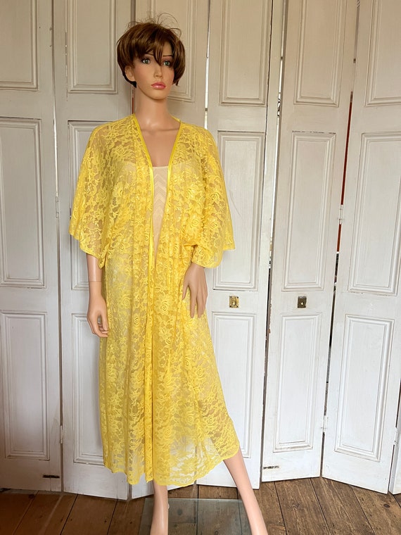 Copricostume Kimono Di Pizzo Kimono Copricostume Lungo Pizzo