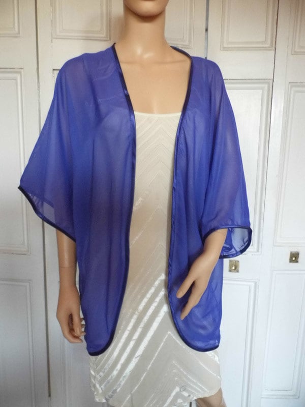 inhzoy Womens Chiffon Bolero Shrug Sheer Cardigan Shawls
