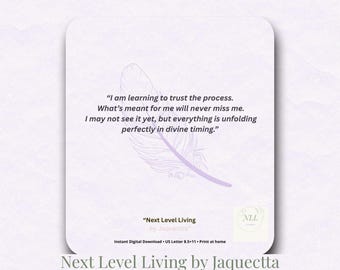 Láminas con frases afirmativas / Fe, Paz, Alegría (Descarga digital)