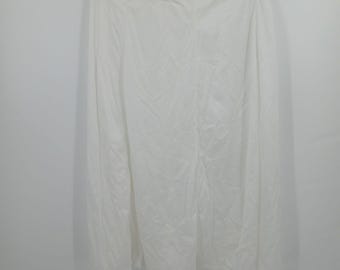 womans vintage white half slip with lace trim size medium romantic sweet