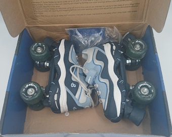 Vintage Britney Spears 4Wheelers Roller Skates - Blue/Gray - Size 7