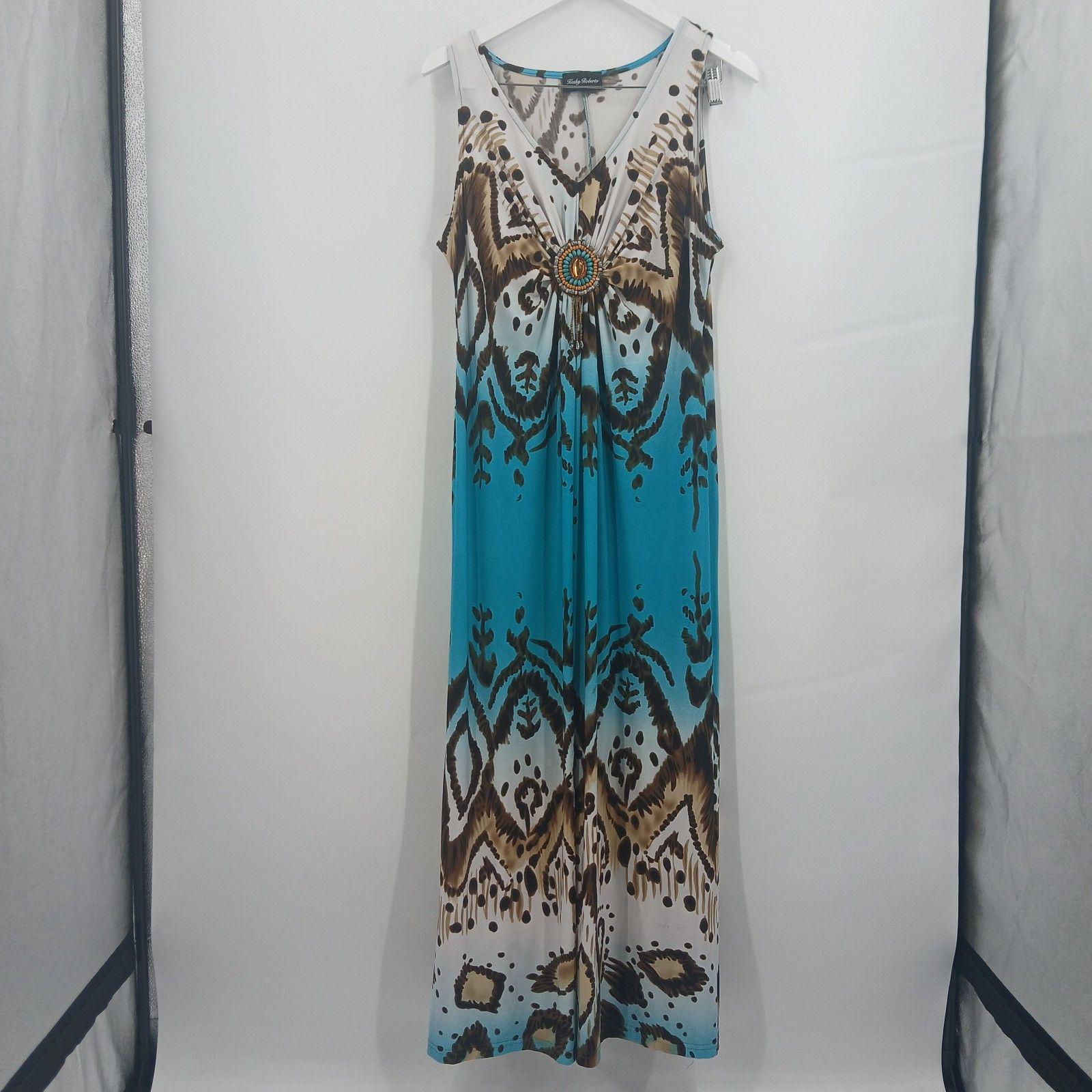 teal and brown dress Unique Vintage Teal Raccoon Print Alexis Swing Dress