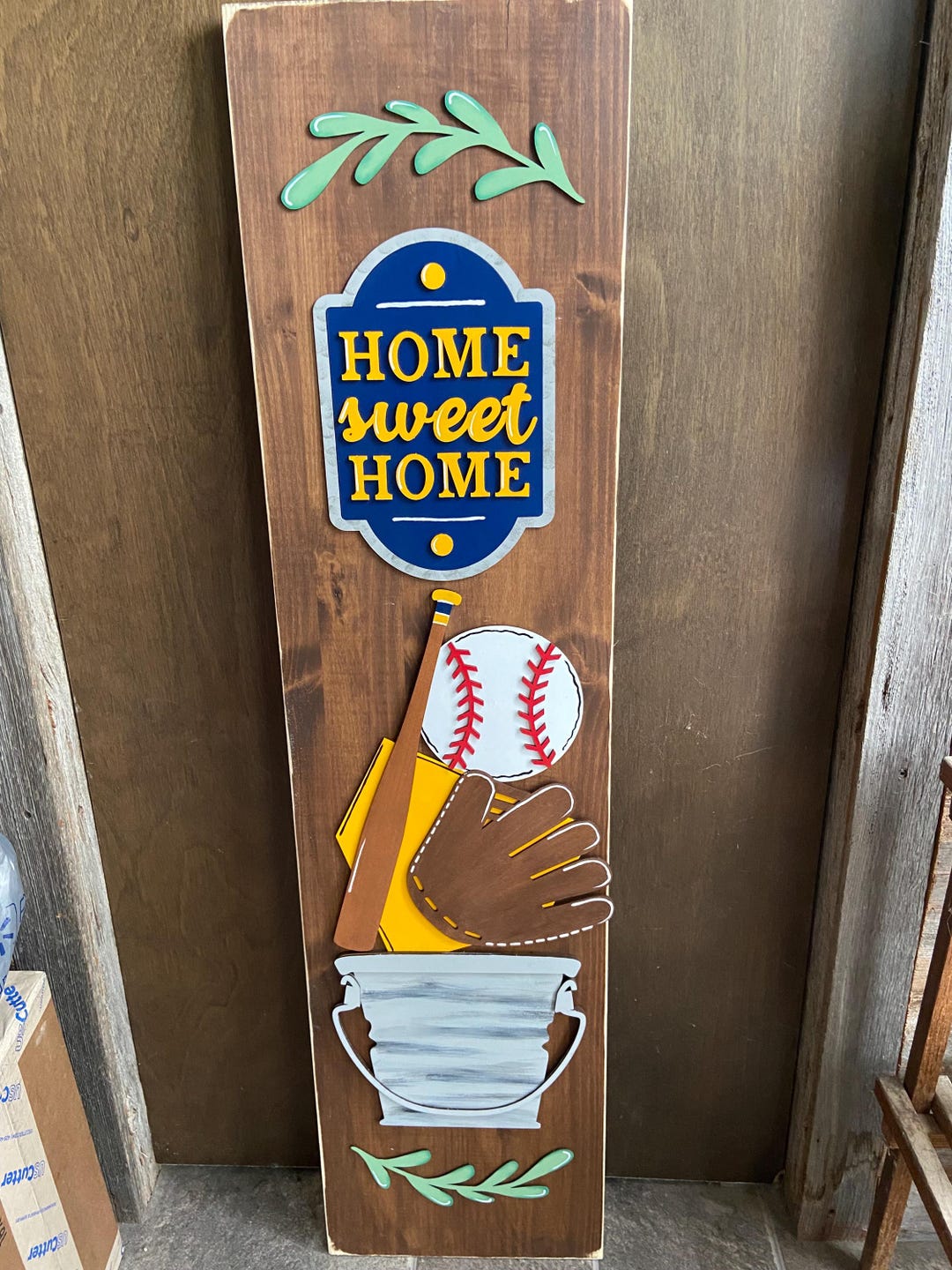 Baseball Insert for 4 Foot Leaner-diy - Etsy