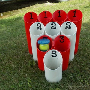 Pipe Ball-Yard Game-Outdoor Game-Family Game-Team Game-Lawn Game-Event Game-Party Game-Graduation Game - Drinking Game-Camping Game