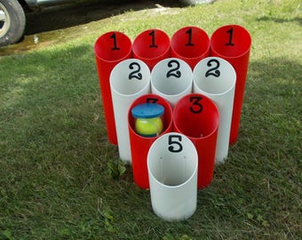 Pipe Ball-Yard Game-Outdoor Game-Family Game-Team Game-Lawn Game-Event Game-Party Game-Graduation Game - Drinking Game-Camping Game