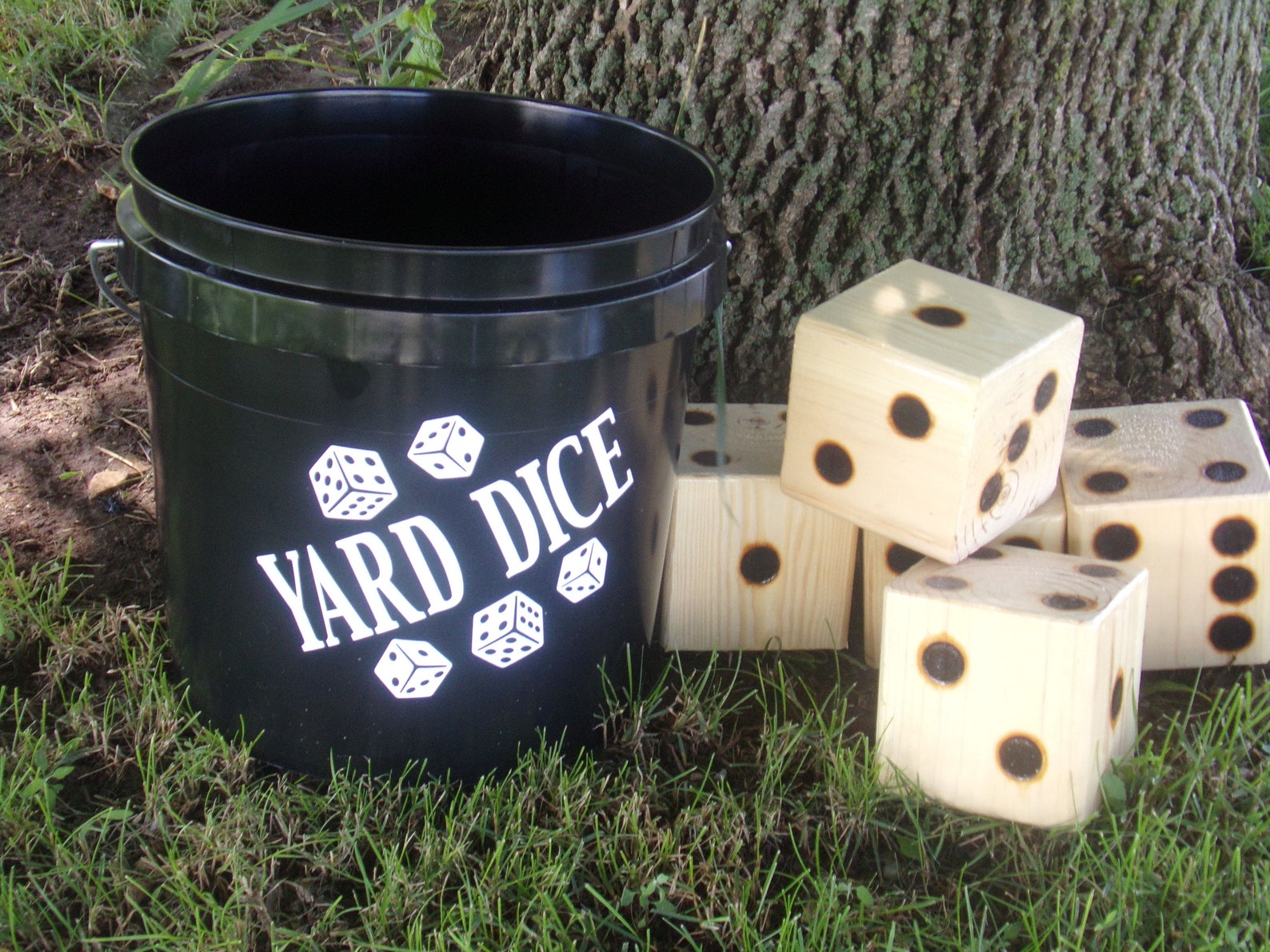 Yard Dice Drinking Game Lawn Games Outdoor Game Wood Etsy Australia