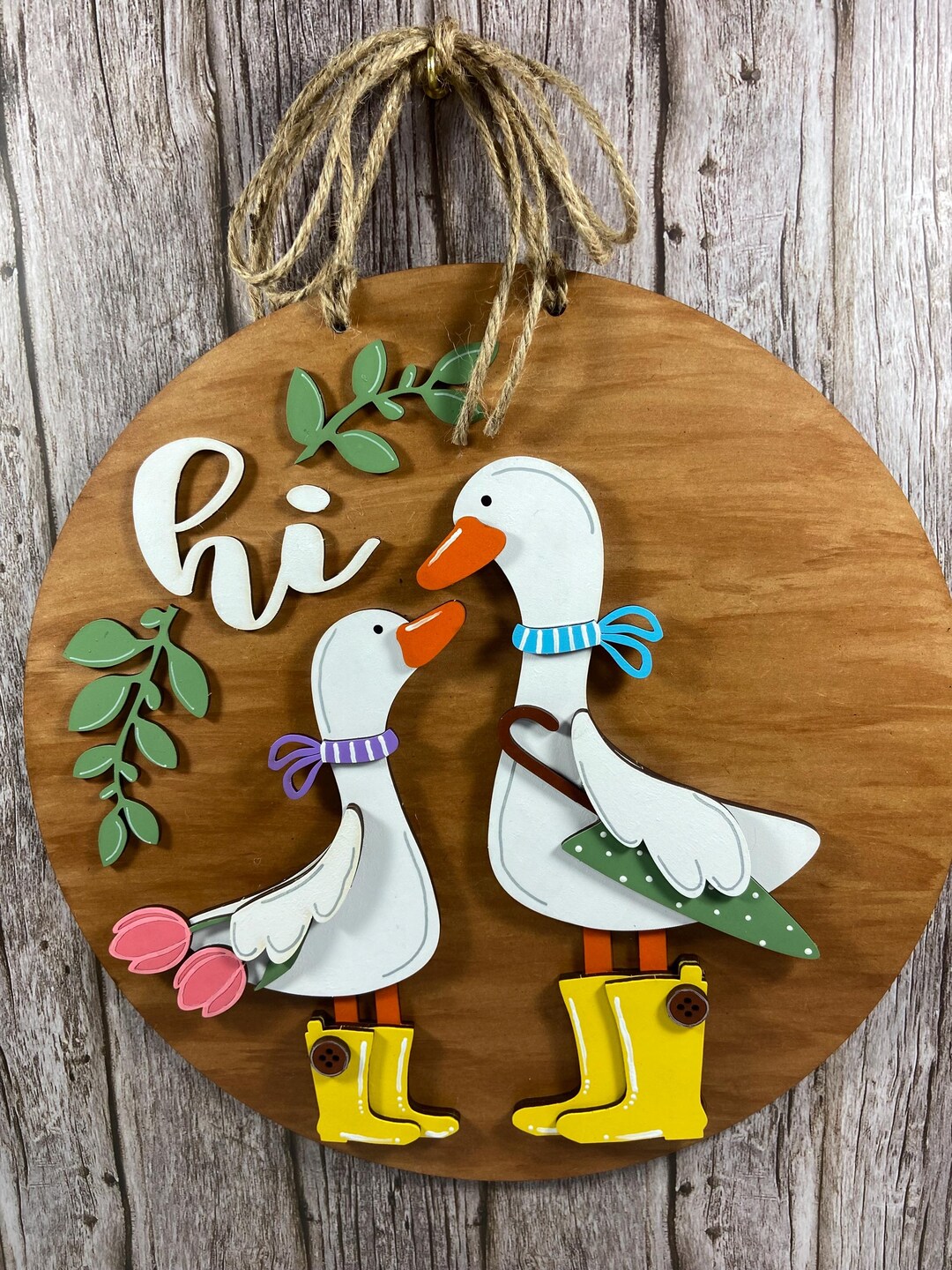 Goose Sign-diy - Etsy