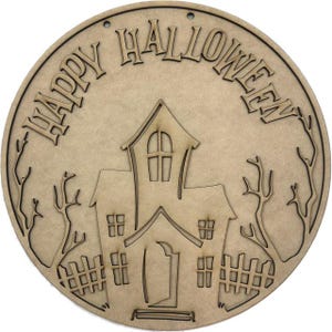 Happy Halloween - Round - DIY