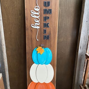 Hello Pumpkin For 4 Foot Leaning Sign-DIY