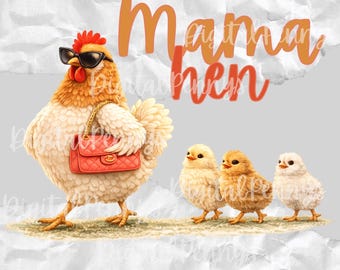 Mamá gallina - PNG