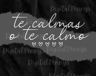 Te Calmas O Te Calmo - PNG