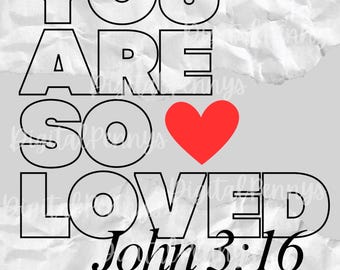 Eres tan amado Juan 3:16 - PNG