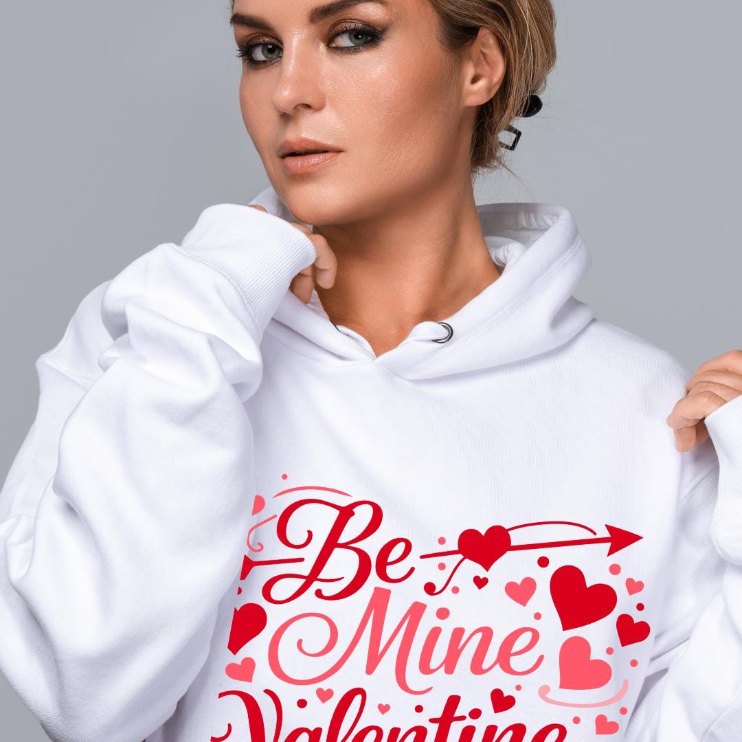 Be Mine Valentine SVG PNG | Romantic Heart Quote Design - Etsy
