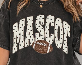 Personalized Mascot Shirt, Custom Football Team Sweatshirt, School Spirit Tee, Custom Team Name Shirt, Game Day Football Gift
