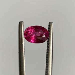 Certified Ruby 0.98 Carat Natural Madagascar  Oval Cut Faceted Loose Gemstone