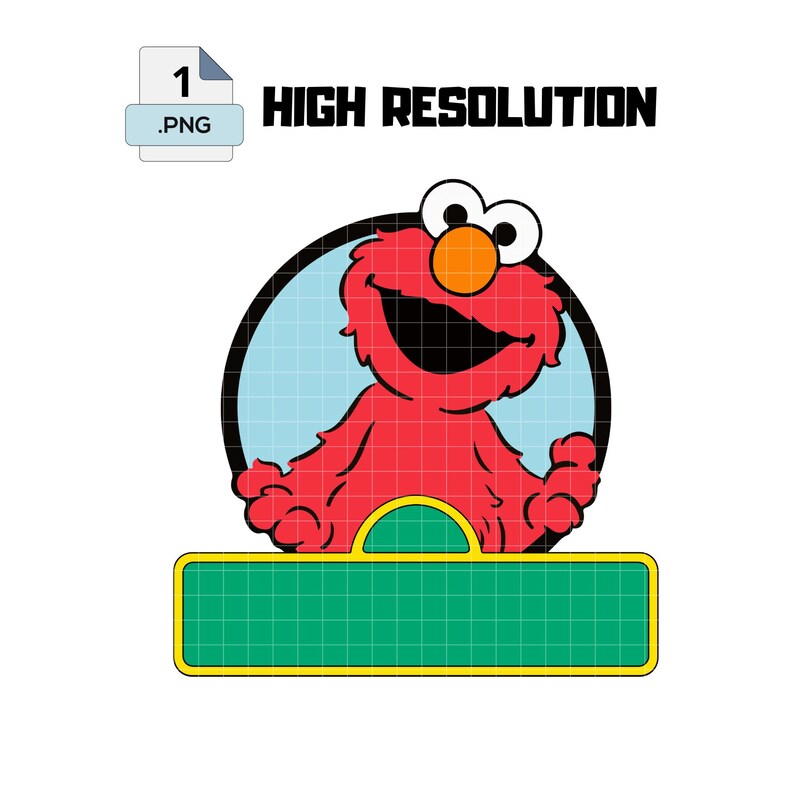 Sesame Street PNG, Sesame Street Birthday, Design Street Sign PNG, Elmo ...