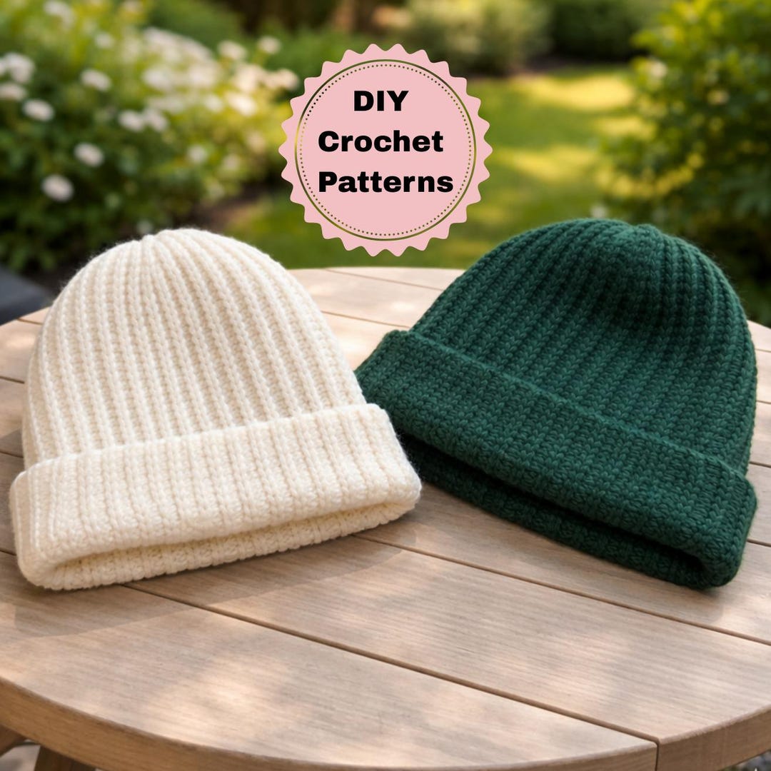Cozy Ribbed Beanie Crochet Pattern | Beginner Friendly, Toddler & Adult ...