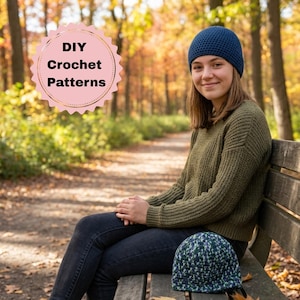 Classic Crochet Beanie Pattern Beginner-Friendly Unisex Hat Beanie Hat Crochet Pattern Crochet Hat Winter Beanie Crochet Pattern