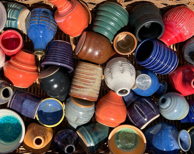 Miniature Handmade Pottery WHOLESALE Lots Tiny Small Pots Bowls Wedding