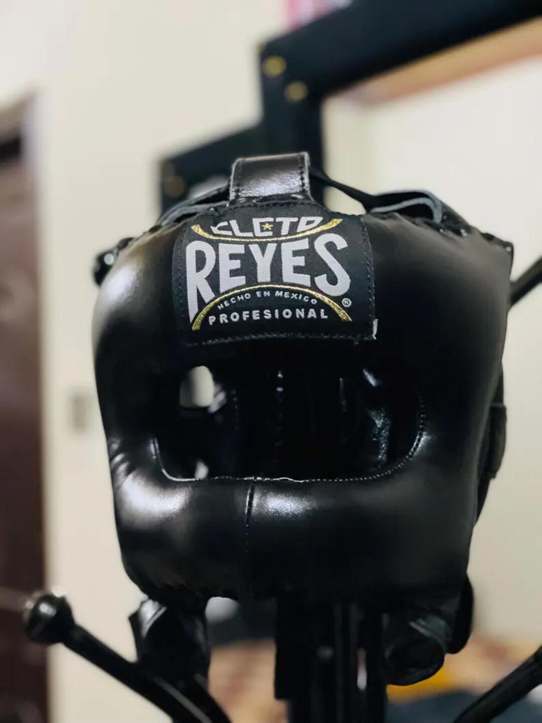 Custom Made Cleto Reyes Boxing Headgear: Leather Sparring Head Guard ...