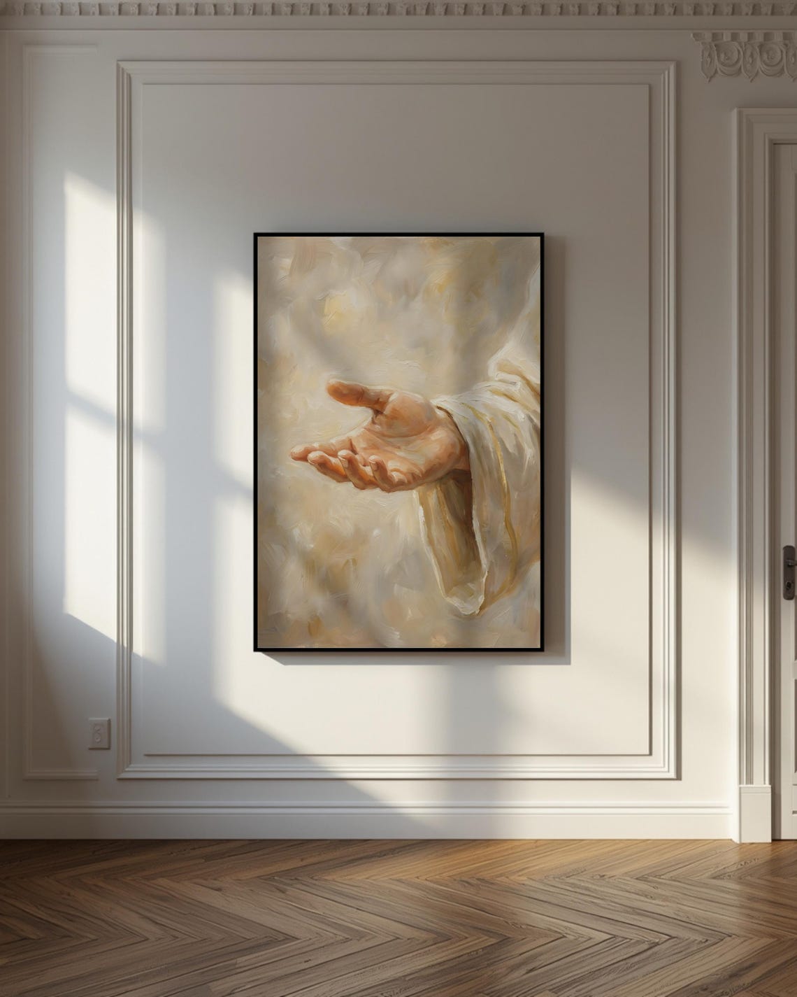 Jesus Hand Art Hand of God Christian Art Scripture Wall Art Faith Print ...